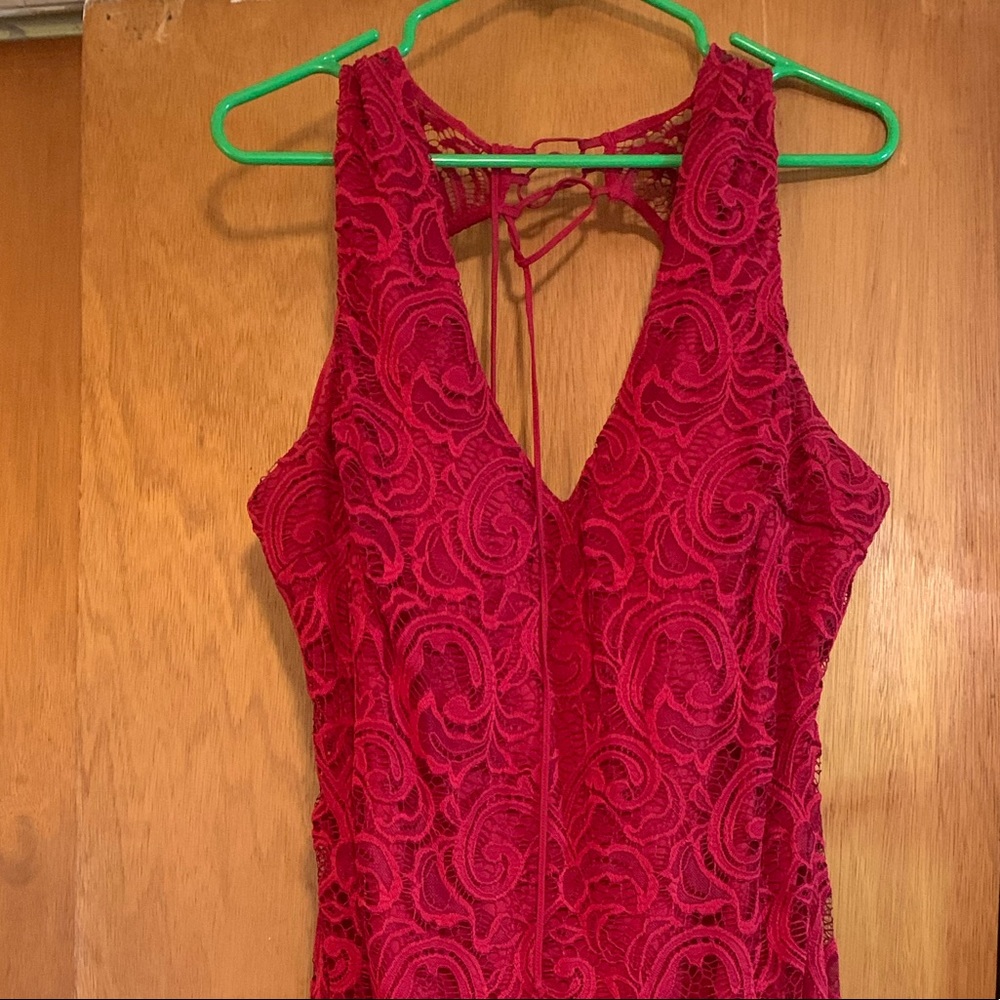 Bisou Bisou Red Cocktail Dress